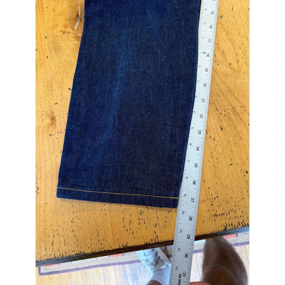 Buck Mason Slim Fit Size 33 Dark Wash Indigo American Made Cotton Denim Jeans